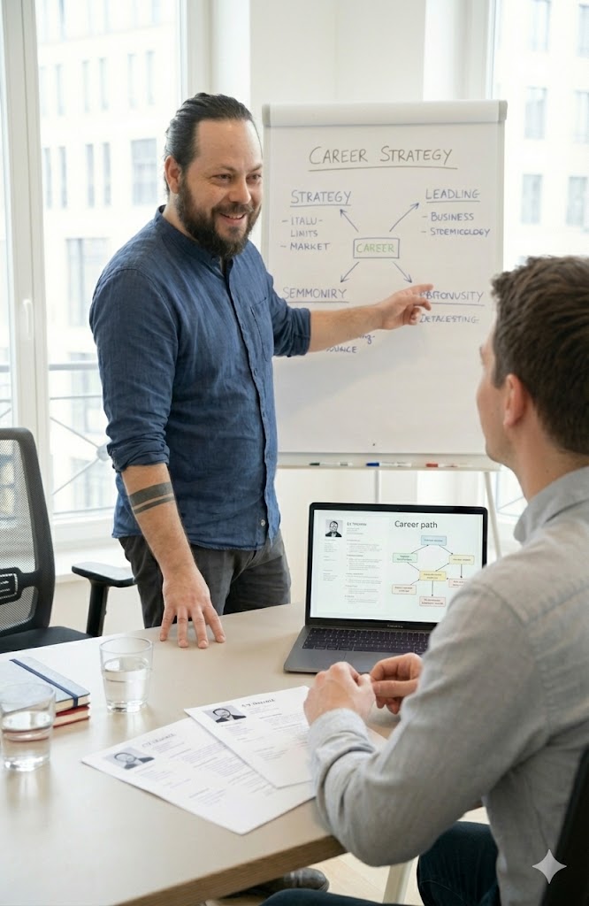 Tim Joussen im Karriere Coaching Setting